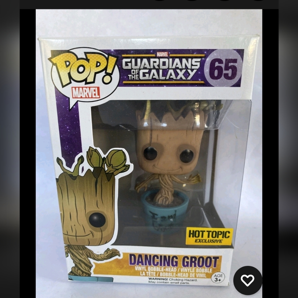 Funko Dancing Groot Bobble-Head with Blue Pot
